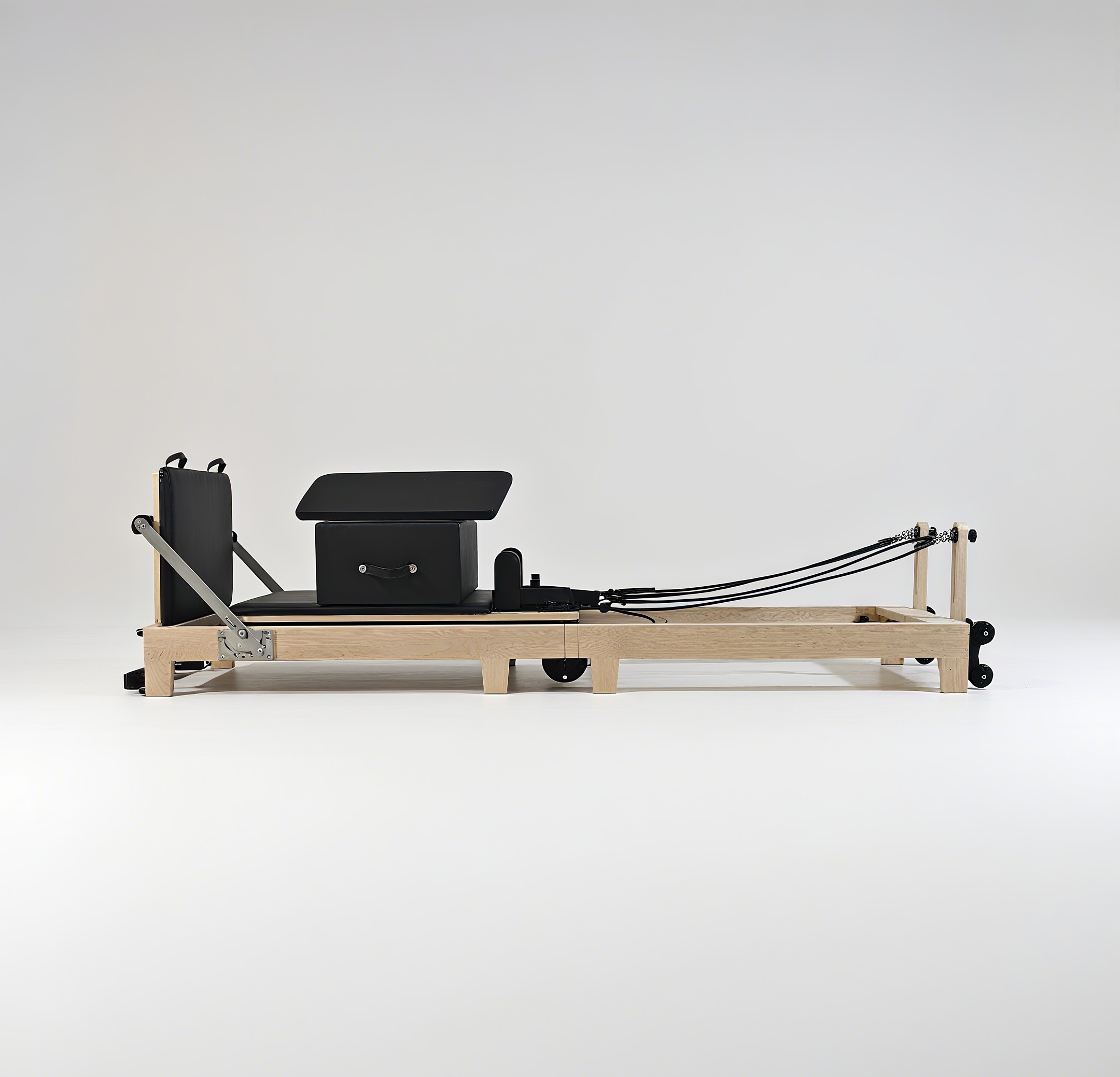 Pilates & Yoga Elastic Band - Opvouwbare Pilates Reformer van Ahornhout met