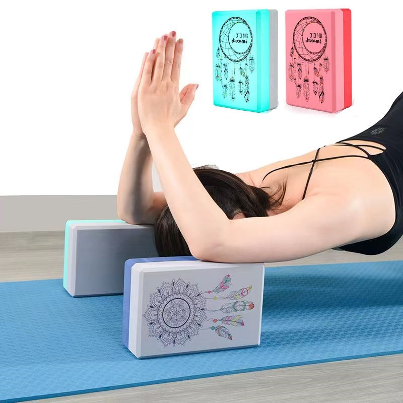 Pilates Yoga Block - Twee Kleuren Eva Yoga Blokken Gym