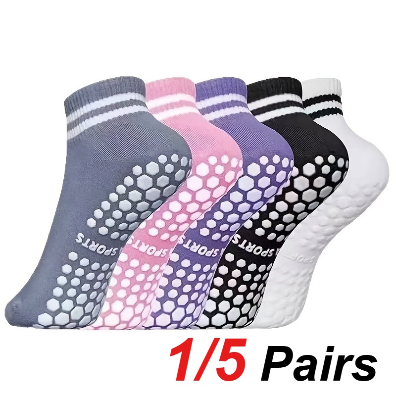 Pilates & Yoga Elastic Band - 1/5 paar siliconen antislip pilates yogasokken
