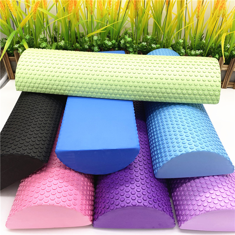 Pilates Yoga Block - 30/45cm Half Ronde EVA Massage Foam