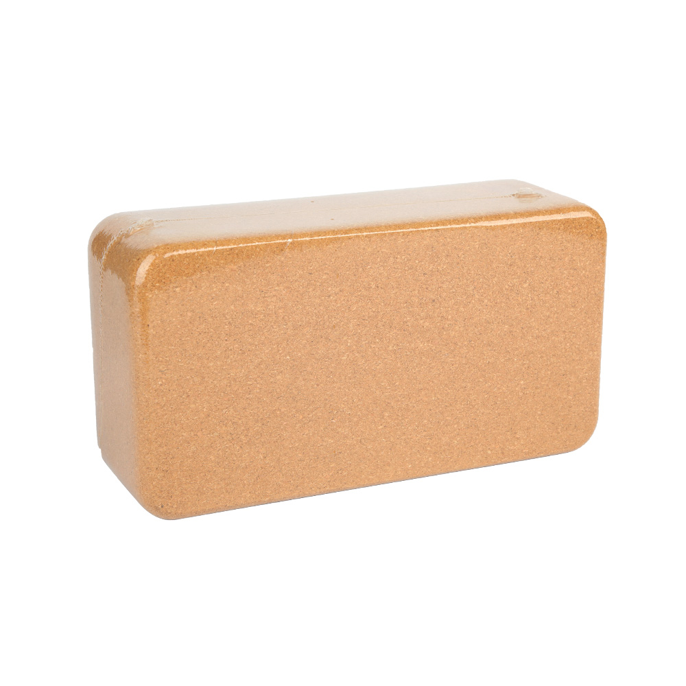 Yoga Block Cork - Milieuvriendelijke stevige yogasteen met hoge dichtheid,