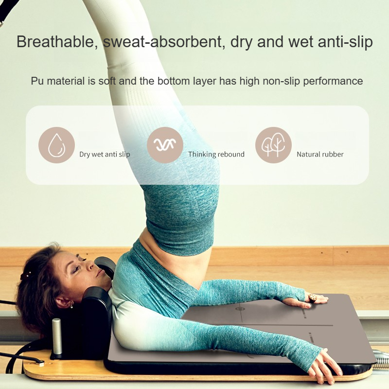 Pilates Reformer Mat Antislip  - Pilates Yoga Logo recensie en prijs