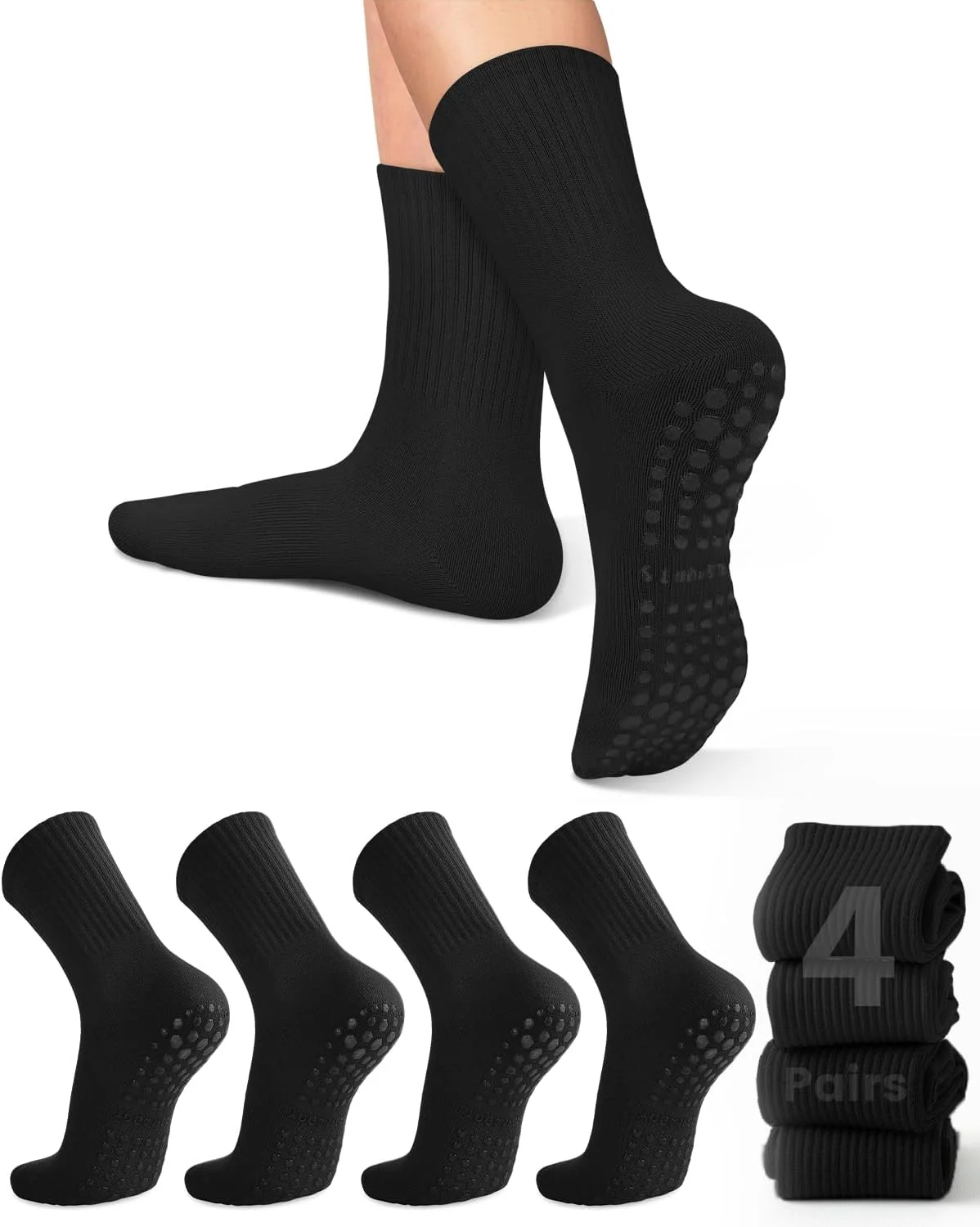 4 paar yogasokken voor dames,  - Pilates & Yoga Elastic Band recensie en prijs