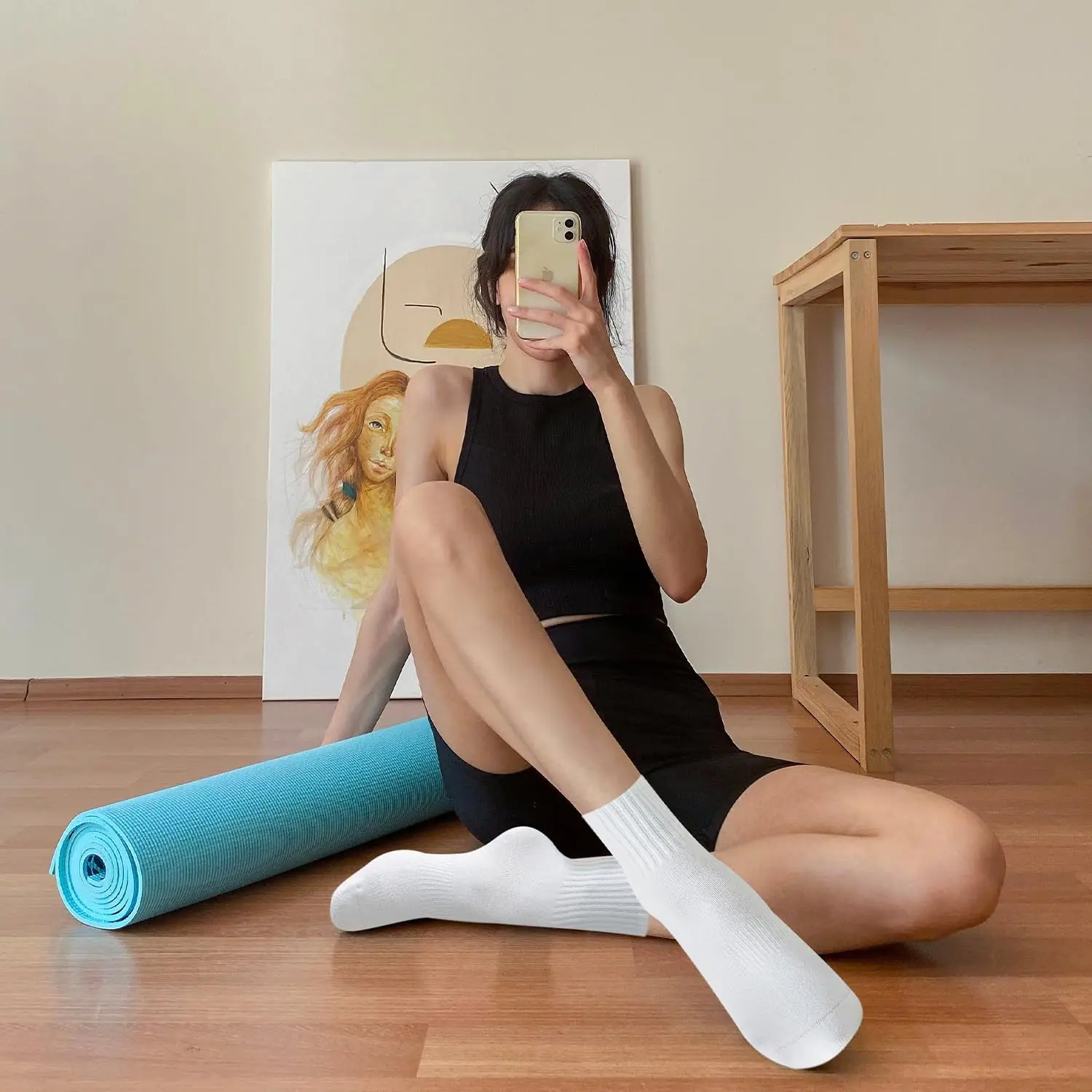 4 paar yogasokken voor dames,  - Pilates & Yoga Elastic Band recensie en prijs