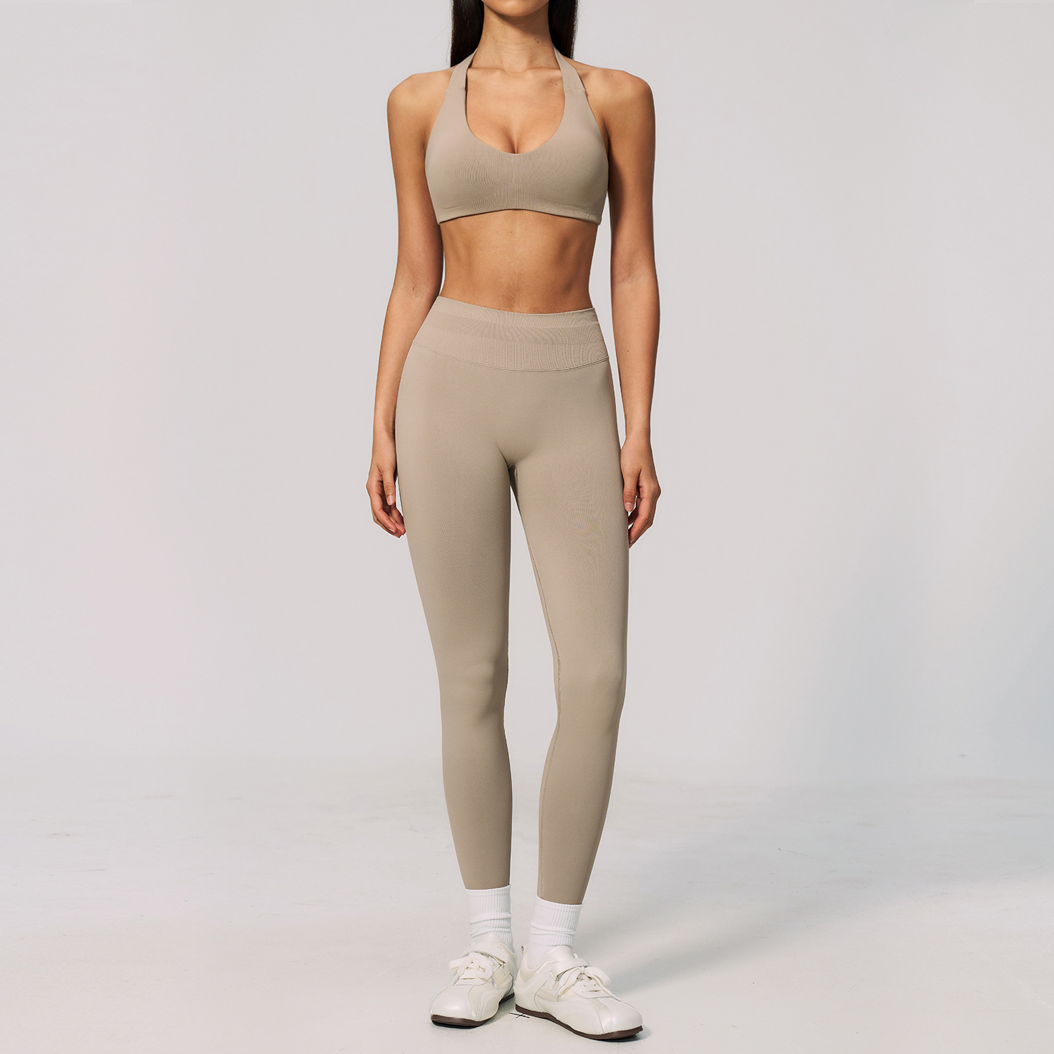 Dames Naadloze Geribbelde 2-de - Pilates Yoga Logo recensie en prijs