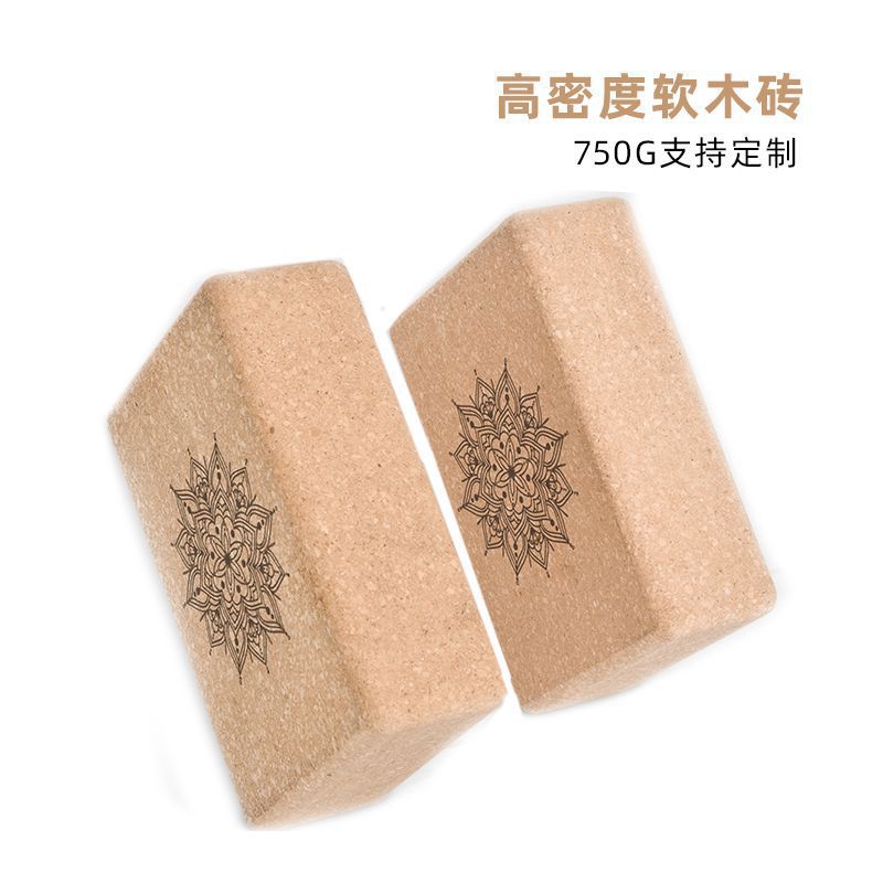 Achthoekige kurk-yogablokset m - Yoga Block Cork recensie en prijs