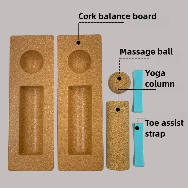 Kurk Balansbord Apparatuur Yog - Yoga Block Cork recensie en prijs