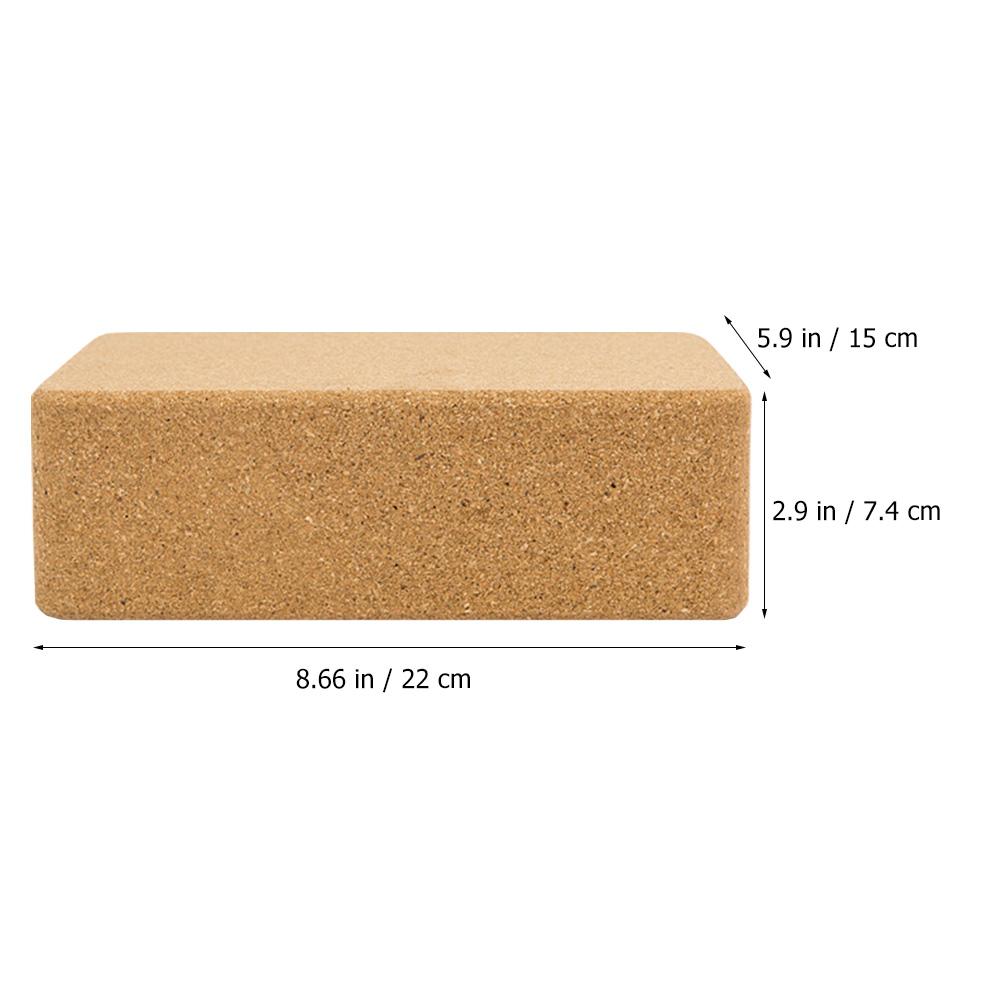 Hoge dichtheid natuurlijke kur - Yoga Block Cork recensie en prijs