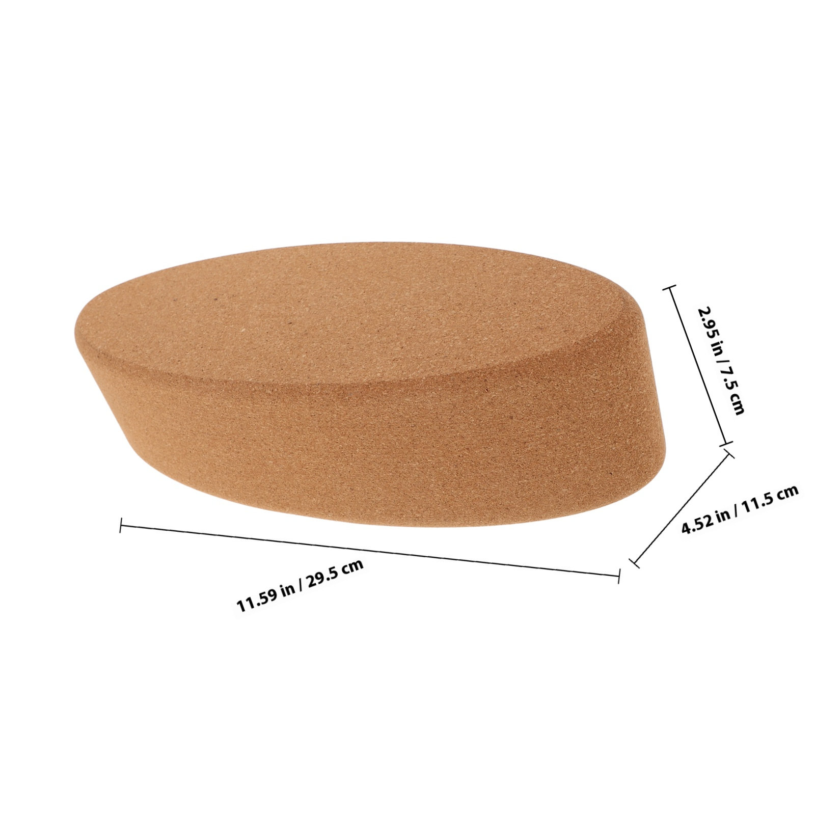 Ecologisch verantwoorde ovale  - Yoga Block Cork recensie en prijs